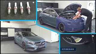 How to Change Spark Plugs on MercedesBenz AClass BClass CLAClass GLAClass M133 Engine [upl. by Nylorahs]