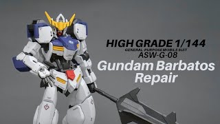 Gundam Custom Build  HG Gundam Barbatos Repair [upl. by Binetta]