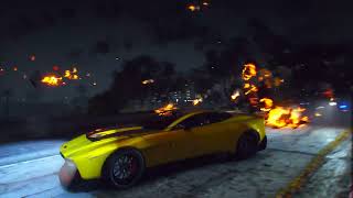 GTA 5 Dewbauchee Champion  Aston Martin Victor Police Chase [upl. by Clower]