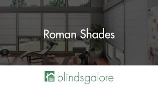 What are Roman Shades and How Do They Work What are the Different Types [upl. by Kimble]