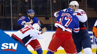 Mayhem At Madison Square Garden  NHL Fights Of The Week [upl. by Ehsom]