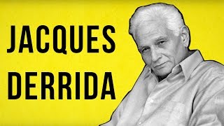 PHILOSOPHY Jacques Derrida [upl. by Aurelius]