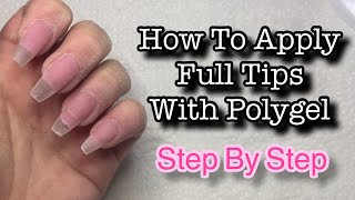 HOW TO DO DIP POWDER NAILS WITH TIP AT HOME  Revel Nail [upl. by Bobseine]