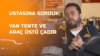 quotUSTASINA SORDUKquot YAN TENTE VE ARAÇ ÜSTÜ ÇADIR [upl. by Weatherby]