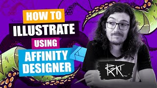 How to illustrate using Affinity Designer  Complete Workflow [upl. by Ravaj560]