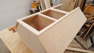 Making A Corner Cabinet  Kitchen Cabinet [upl. by Anetta]