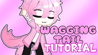 Wagging tail Tutorial  • Gacha Club • [upl. by Eitra]