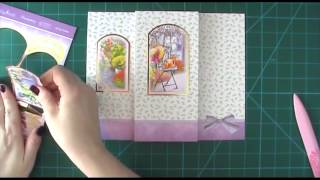 Hunkydory TriFold Card [upl. by Candy]