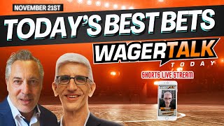 WAGERTALK TODAY BEST BETS  NFL  CFB  UFC  College Basketeball [upl. by Nossah930]