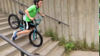 Kid yells quotcall 911quot as he falls off his bike [upl. by Orna]