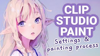 Clip Studio Paint Tutorial The Basics for Beginners [upl. by Bakemeier907]