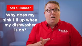 Dishwasher Water Coming Out of Your Sink  Ask a Plumber by Mr Rooter Plumbing [upl. by Ermina]