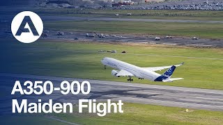 A350900 Maiden Flight [upl. by Jea]