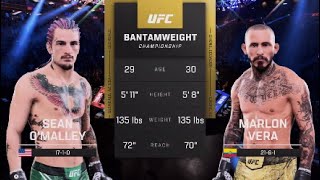 UFC 299 Sean O Malley vs Marlon Vera Full Fight [upl. by Maggie]