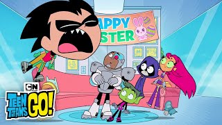 Titans Egg Hunt  Teen Titans GO  Cartoon Network [upl. by Filler]