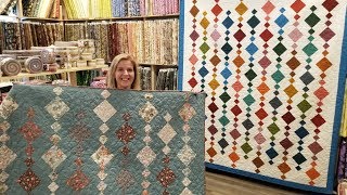 MADE MY OWN PATTERN Donnas FREE BEADS Quilt [upl. by Siwel]