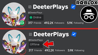 How To Appear Offline in Roblox [upl. by Pasia]