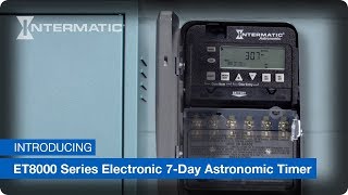 Intermatic ET8000 Series Electronic 7Day Astronomic Timer [upl. by Pietrek843]