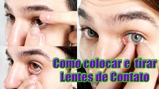 Como colocar e tirar lentes de contato  2 maneiras fáceis ✌🏻️👁 [upl. by Malvia]