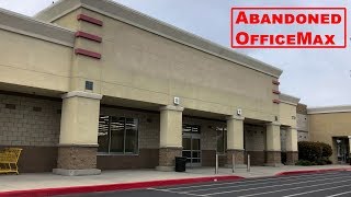 Abandoned OfficeMax Selma CA [upl. by Avalsorim848]