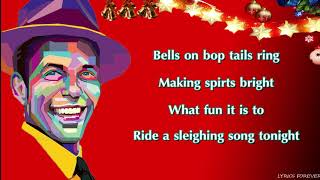 Frank Sinatra  Jingle Bells 🎄Lyrics [upl. by Wickner]