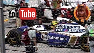 F1 Imola San Marino Sunday May 1 1994 Race day full videoAyrton Senna [upl. by Ydissahc]