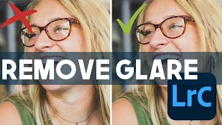 Remove Glare From Glasses In Lightroom 2 Easy Methods [upl. by Lyrahc]