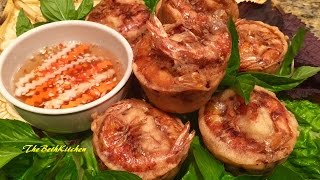 Bánh Cóng  Vietnamese Fried Shrimp Cake [upl. by Athalee]