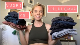 VUORI VS Lululemon  try on amp review  Nicole Gillian [upl. by Norb]