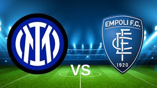 🔴 LIVE Empoli vs Inter Milan  Seria A 202425 [upl. by Llenrap]