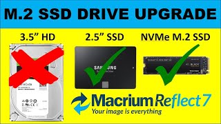 M2 SSD Drive Upgrade and Cloning with Macrium Reflect [upl. by Annunciata]