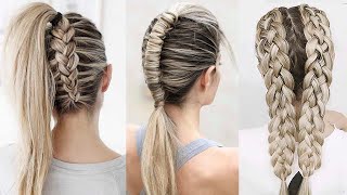 7 Cool and Pretty Braids  Hairstyle Tutorial DIY [upl. by Jones]