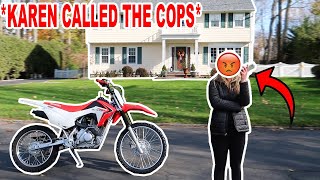 I Rode My Dirt Bike To The KARENS HOUSE [upl. by Azrim]