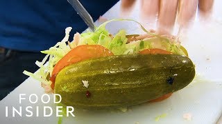 Sandwiches Use Pickles Instead Of Bread [upl. by Ailices]