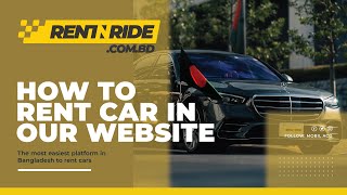 How to Rent car in Dhaka  RentNRide [upl. by Aivil]