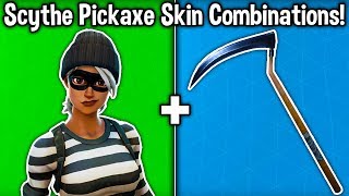 5 BEST SCYTHE PICKAXE SKIN COMBINATIONS Reaper Harvesting Tool [upl. by Retsof]