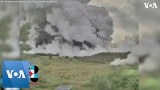 Timelapse Footage of Eruption From Inside Taal Volcano [upl. by Grannia]