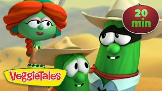 Moes Western Adventure  Sunday School Lessons  VeggieTales [upl. by Ainna]