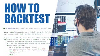 How to Backtest a Trading Strategy Getting Started [upl. by Suqram90]