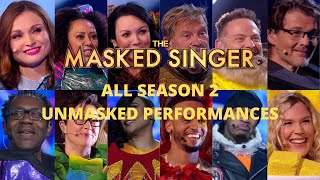 All Masked Singer UK Unmasked Performance Season 2 [upl. by Acemaj]