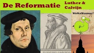 De Reformatie  Luther amp Calvijn Tijdvak 5 [upl. by Yager]