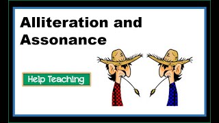 Alliteration and Assonance  Learn Figurative Language [upl. by Quillon]