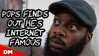 POPS FINDS OUT HES INTERNET FAMOUS  THANK YOU FOR 100K SUBSCRIBERS‼️ [upl. by Rabma]