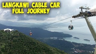 LANGKAWI CABLE CAR amp SKY BRIDGE  Malaysia  Full Journey Amazing Views [upl. by Damas]