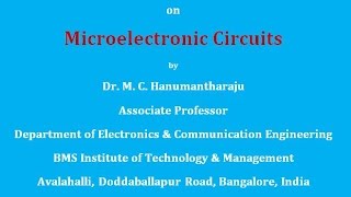 Lecture 1 Introduction to Microelectronic Circuits [upl. by Nhguavad]