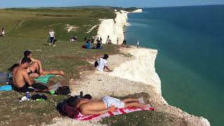 UK Seven Sisters Cliffs walking tour HD [upl. by Tartan]