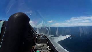 View from the Cockpit of an F18 Hornet in Flight [upl. by Drhacir]