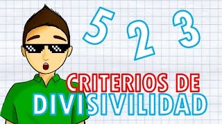 CRITERIOS DE DIVISIBILIDAD Super facil [upl. by Lexerd]