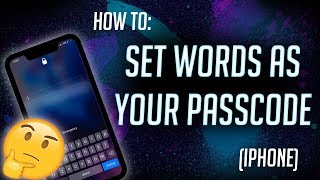 HOW TO Set Alphanumeric Lock Screen Passcodes iPhone amp iOS [upl. by Adnopoz855]