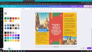 Tutorial Avanzado De Folleto Tríptico En Canva Final 2020 [upl. by Odlanra]